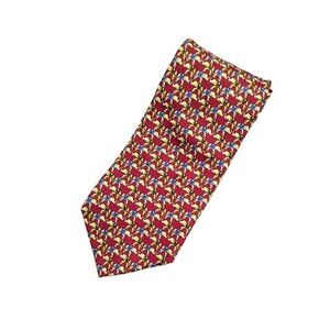 brooks tie circus elephant novelty jockey horse silk 3 3/4 inch wide36L‎